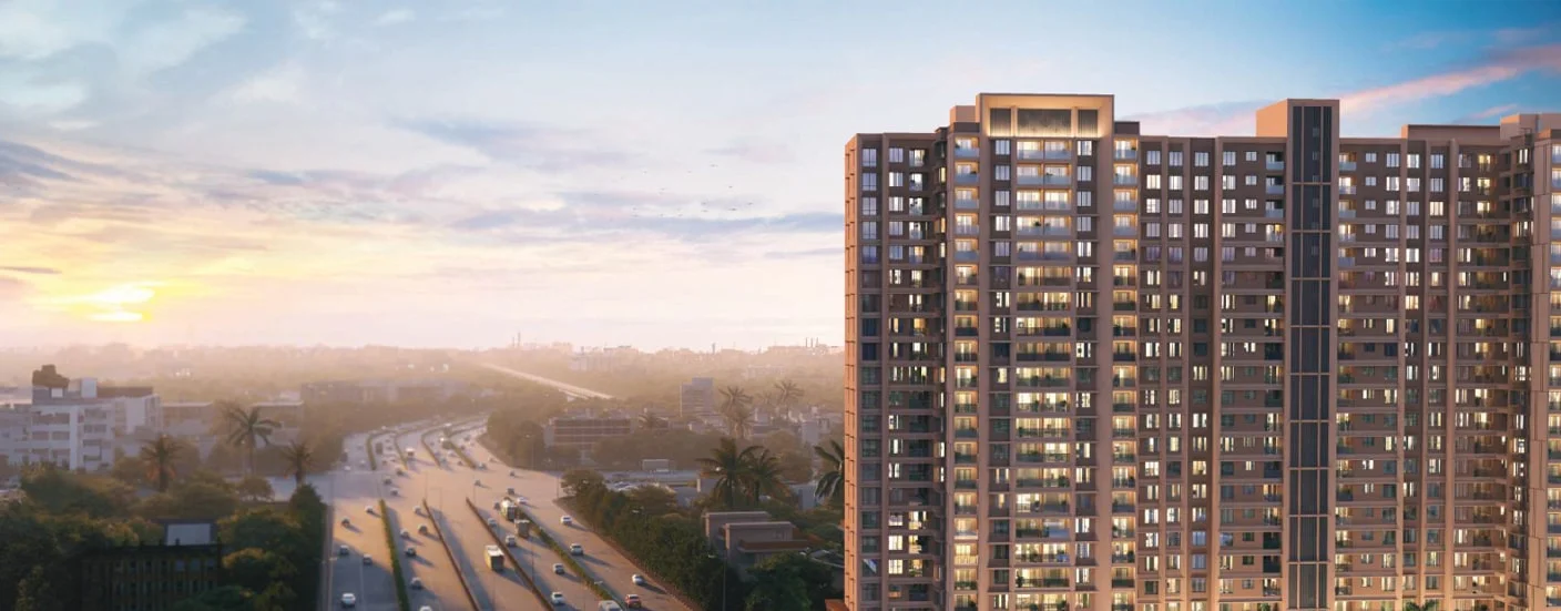 Premium elevation of Vision 24 Degree in Wadmukhwadi Charholi